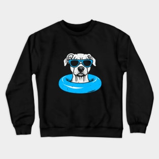 Puppy In Sunglasses Crewneck Sweatshirt